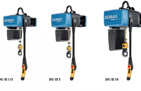Demag Kettenzug DC-II Bauformen